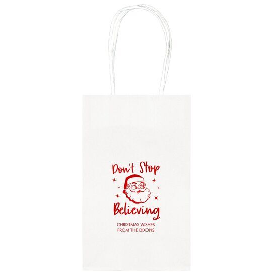 Don't Stop Believing Medium Twisted Handled Bags